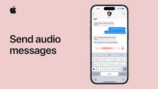 How to send audio messages on iPhone and iPad | Apple Support by Apple Support 121,970 views 3 months ago 53 seconds