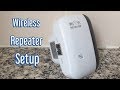 Wireless N Wifi Repeater/ WiFi Extender Router Setup/ WIFi Set up/Review 2019