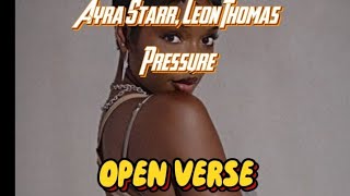 Ayra Starr , Leon Thomas - Pressure (Beat   Hook) [OPEN VERSE] Instrumental