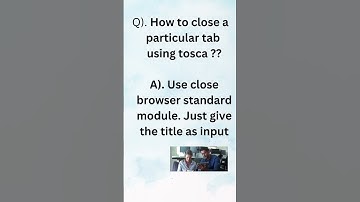 Tosca Interview Questions Part 3