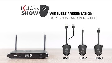 KLICK & SHOW - Wireless presentation, easy to use and versatile