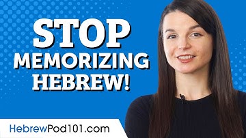 How to Get Used to Hebrew Words