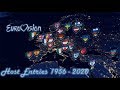 Capture de la vidéo Eurovision Host Countries Entries 1956 - 2020