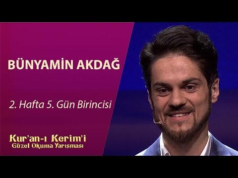 Kur'an-ı Kerim'i Güzel Okuma Yarışması / Bünyamin Akdağ