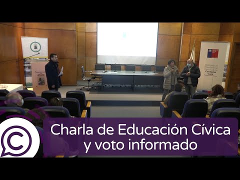 Charla sobre Educación Cívica y voto informado en Pichilemu