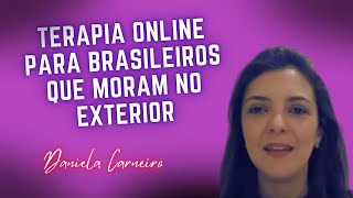 Terapia online para brasileiros que moram no exterior.#terapiaonline #exterior