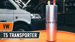 Changer un filtre à carburant sur VW T5 TRANSPORTER Van [TUTORIEL AUTODOC]