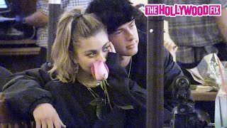 Blake Gray \& Amelie Zilber Win The Cutest Couple Award While On A Dinner Date At Saddle Ranch