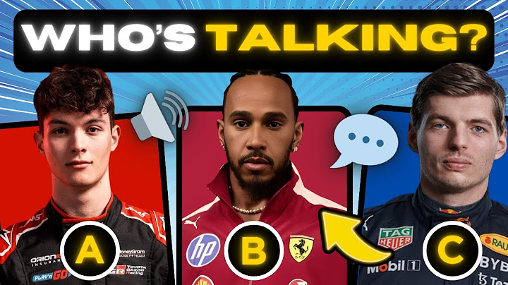 GUESS THE F1 DRIVER BY HIS VOICE 🎤 WHO'S TALKING? | 2025 EDITION