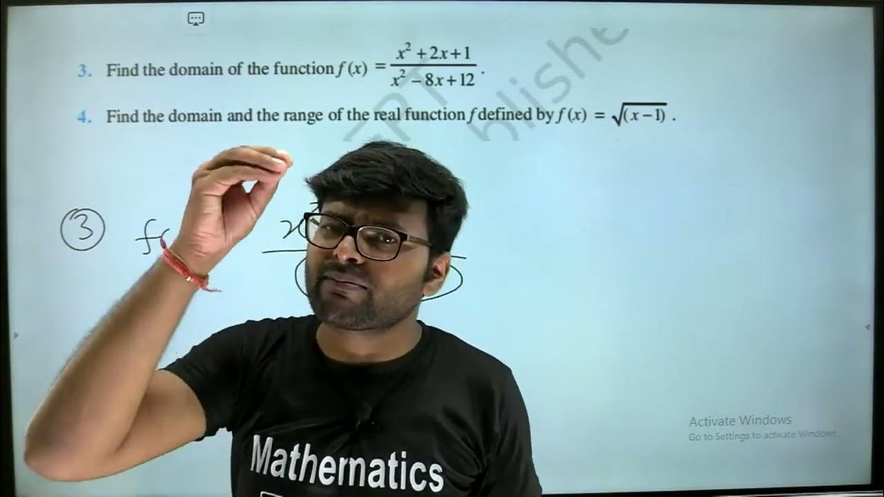 3-find-the-domain-of-the-function-f-x-x-2-2x-1-x-2-8x-12-youtube