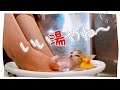 【かわいすぎる子猫のシャンプー】ほとんど身をゆだねてくれるとこうなる★風呂上りはミルク【保護猫生活23日目】