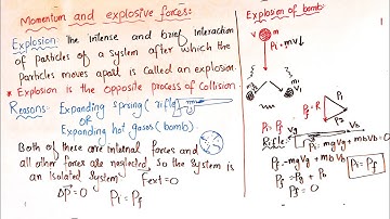 Dynamics 16- Momentum and Explosive forces-Class 9th physics chapter 03 dynamics-Asaanphysics pushto