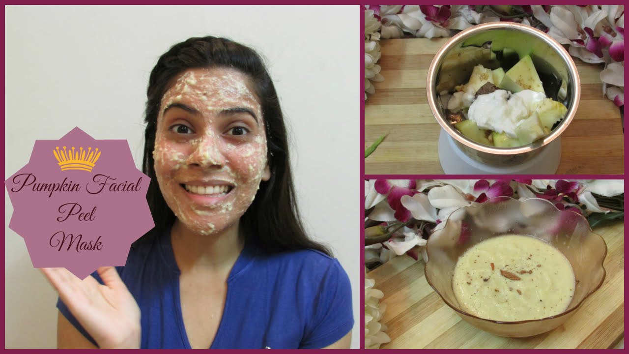 Pumpkin peel face mask YouTube