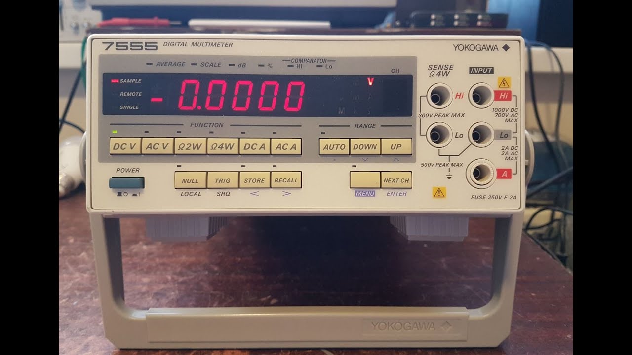Yokogawa 7555 part 1 - YouTube
