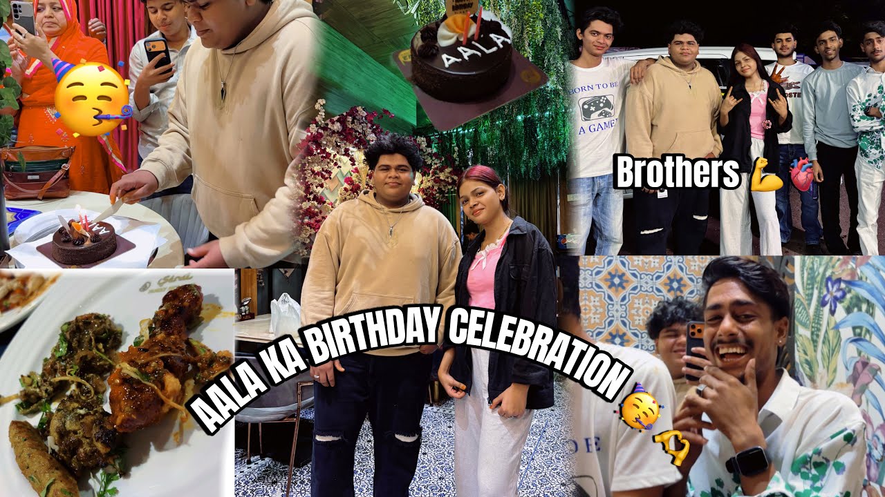AALA KA BIRTHDAY CELEBRATION 🥳 | SAB DOST GYE HOTEL😍 | SARAH’S VLOG