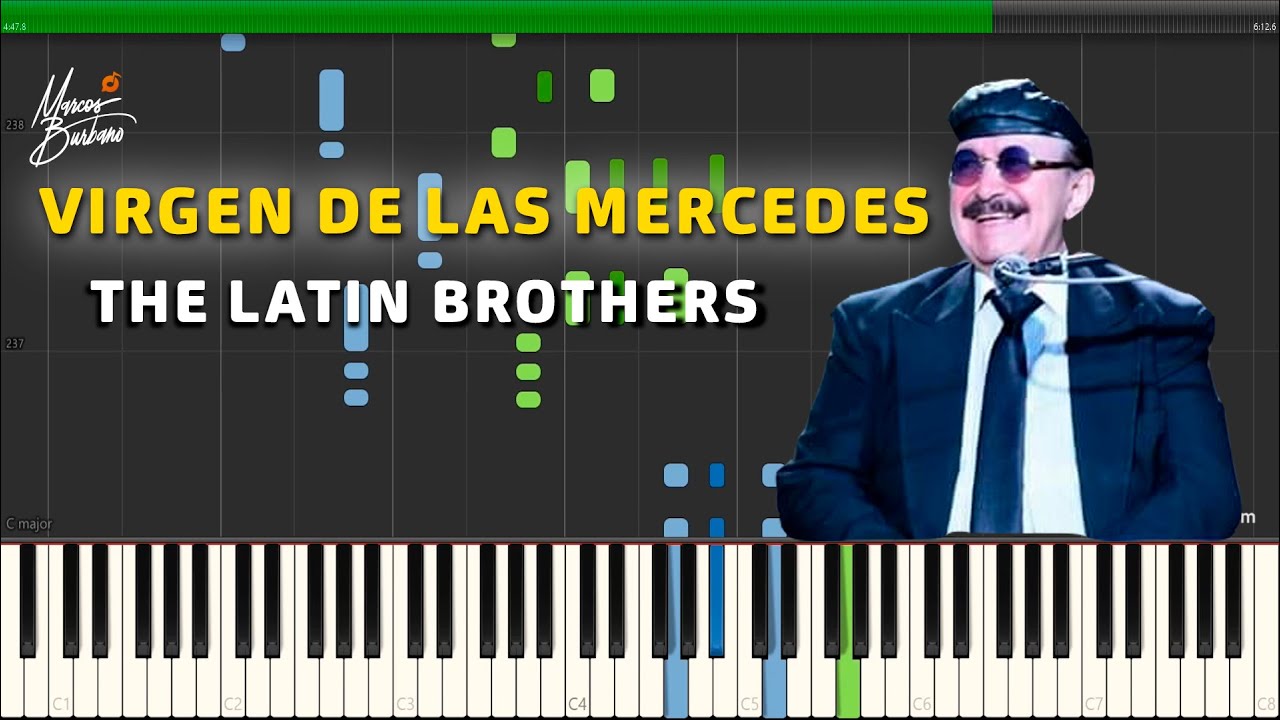 VIRGEN DE LAS MERCEDES Patrona de los Reclusos (The latin Brothers) Solo de Piano Tomate 🎹
