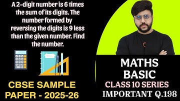 A 2-digit number is 6 times the sum of its digits. The number formed by reversing the digits is 9