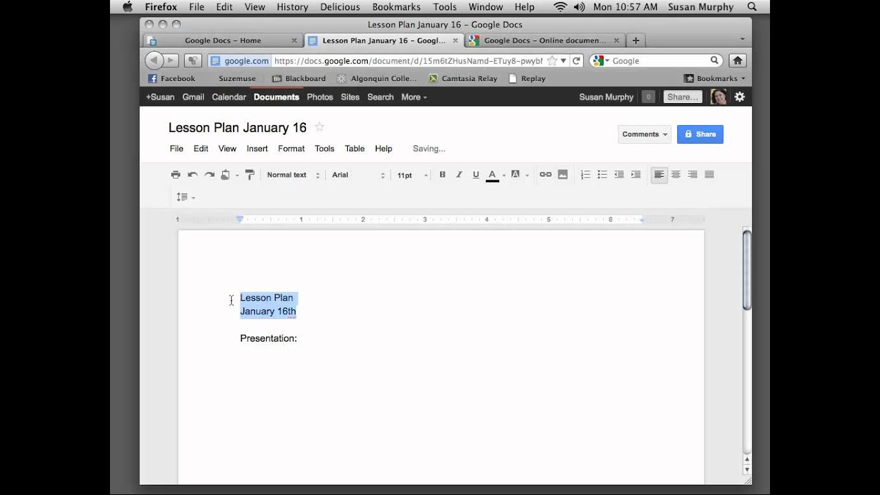 Introduction to Google Docs - YouTube
