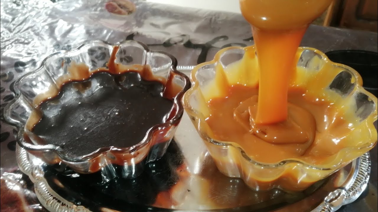 صوص كراميل/صوص شوكولا لحشو صابلي والحلويات  بثلاث مكونات بسيطةبلا حليب بلا نشابلا زبدةوالنتيجة مدهشة