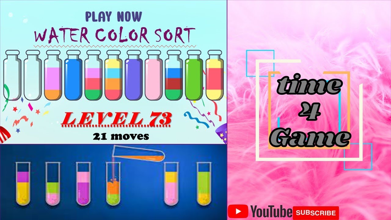 WATER COLOR SORT level 73...21 moves
