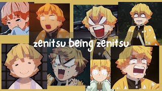 zenitsu being zenitsu for few minutes