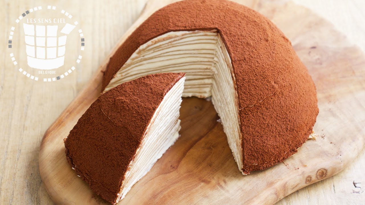 ✴︎ティラミスミルクレープの作り方✴︎How to make Tiramisu mille crêpe✴︎ベルギーより#163