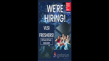 M.Tech, B.Tech Freshers Apply Here