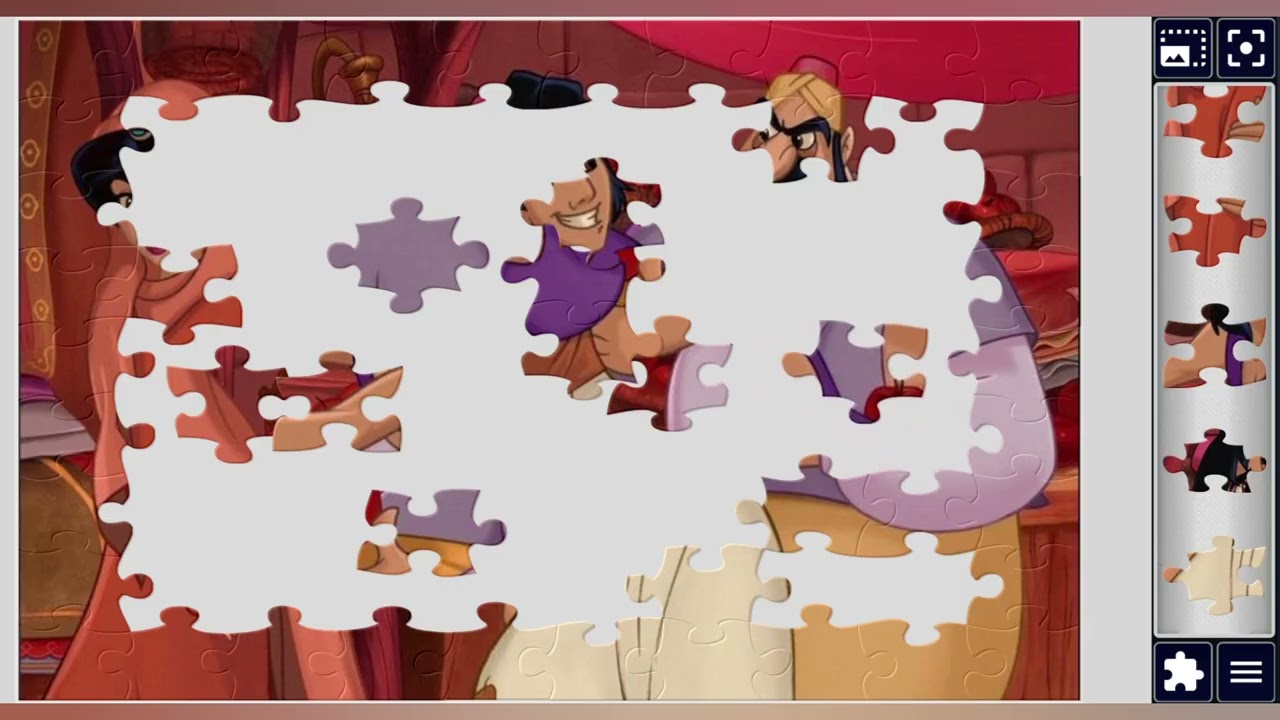 Aladdin & Jasmine's Sweet Encounter with the Sultan👑👑👒👳‍♂️✨️🪄//Jigsaw puzzles journey🧩//puzzlesArt//