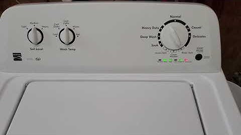 Kenmore HE Washer Test Mode | Automatic Diagnostics & Error Code Walkthrough