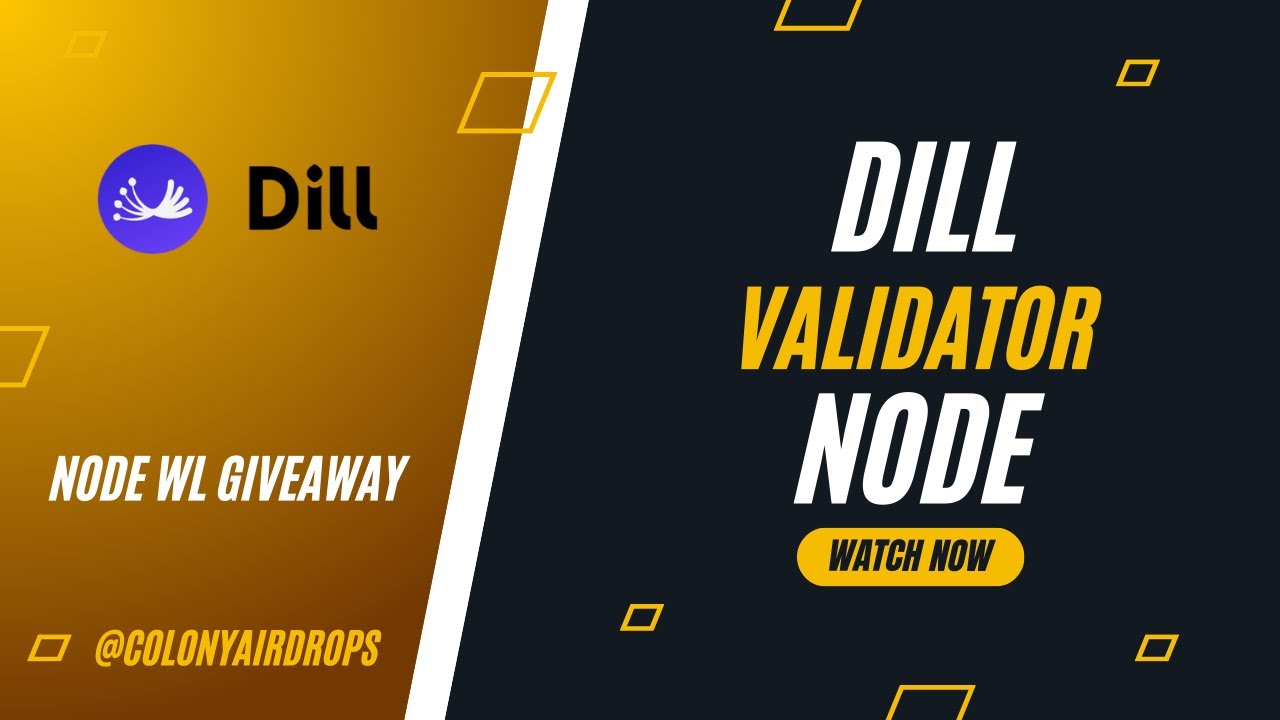 Dill Incentivised Testnet | Run Validator Node | Node Giveaway - YouTube