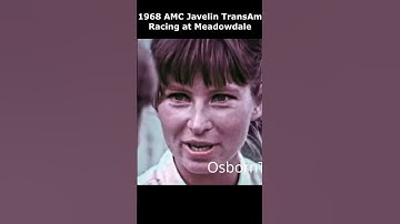 1968 AMC Javelin TransAm Racing at Meadowdale #amc #javelin #commercial #werbung #publicidad #pub