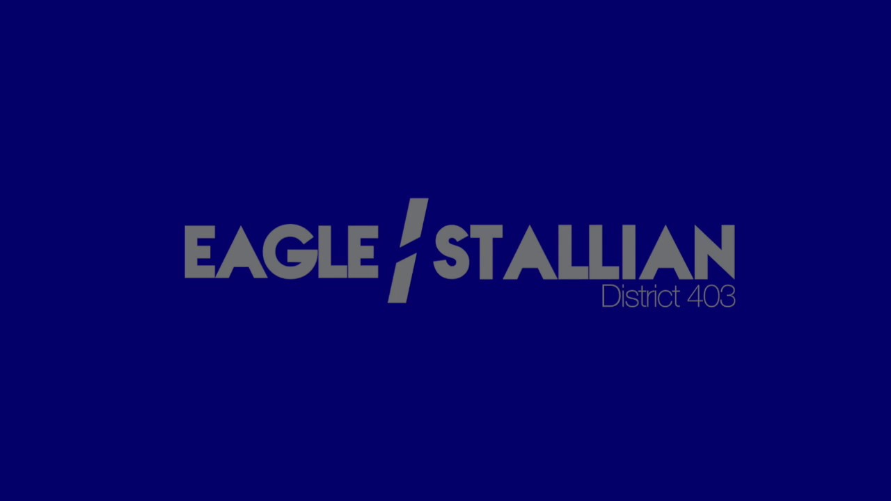 Watch Eagle I Stallian - District 403 on YouTube Watch Eagle I Stallian - District 403 on YouTube