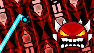 Death Moon, but with a difficulty meter... | Geometry Dash #geometrydash #gd 