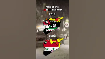 Map Of The Syrian Civil War 