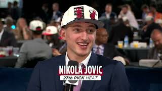 Nikola Jovic wants to meet Nikola Jokic 😂 | 2022 NBA Draft