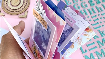 Loaded Pocket Mini Album 6x6 Single Sided Paper Pad Project Snail mail