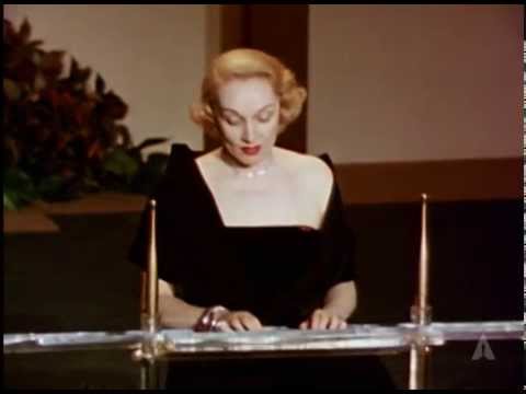 Marlene Dietrich Presents Foreign Language Award: 1951 Oscars
