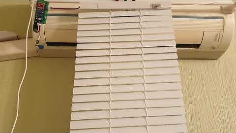 Venetian smart blind (jalousie) + Tasmota part#1