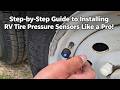 How to Install AUTOSIRS RV TPMS Tire Pressure Sensors | Step-by-Step DIY Guide