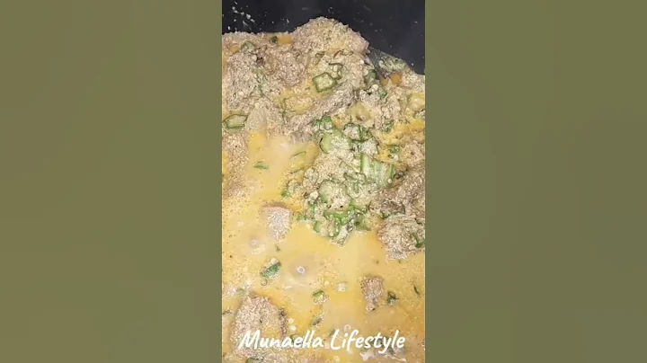 Okro and egusi soup combo #nigeriansoups