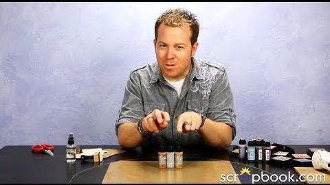 Tim Holtz - Metallic Distress Stains - Intro