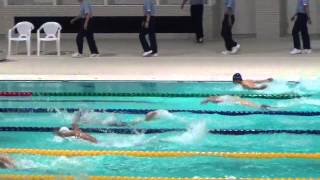 20131123 秋葉山選手権 100Fly決勝 ①松岡 耕平 ③小原井 学人