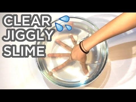 TUTORIAL CLEAR JIGGLY SLIME!