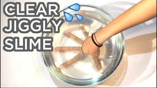 Tutorial Clear Jiggly Slime Youtube