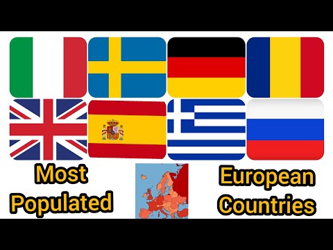 Video: Which Of The European Countries Is The Most Sparsely Populated