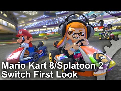 Mario Kart 8/Splatoon 2 Nintendo Switch First Look + Analysis