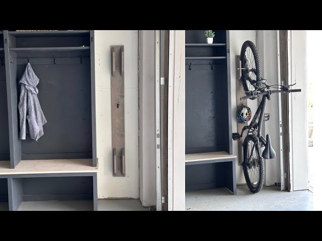 DIY: Vertical Bike Rack with Free Plans 