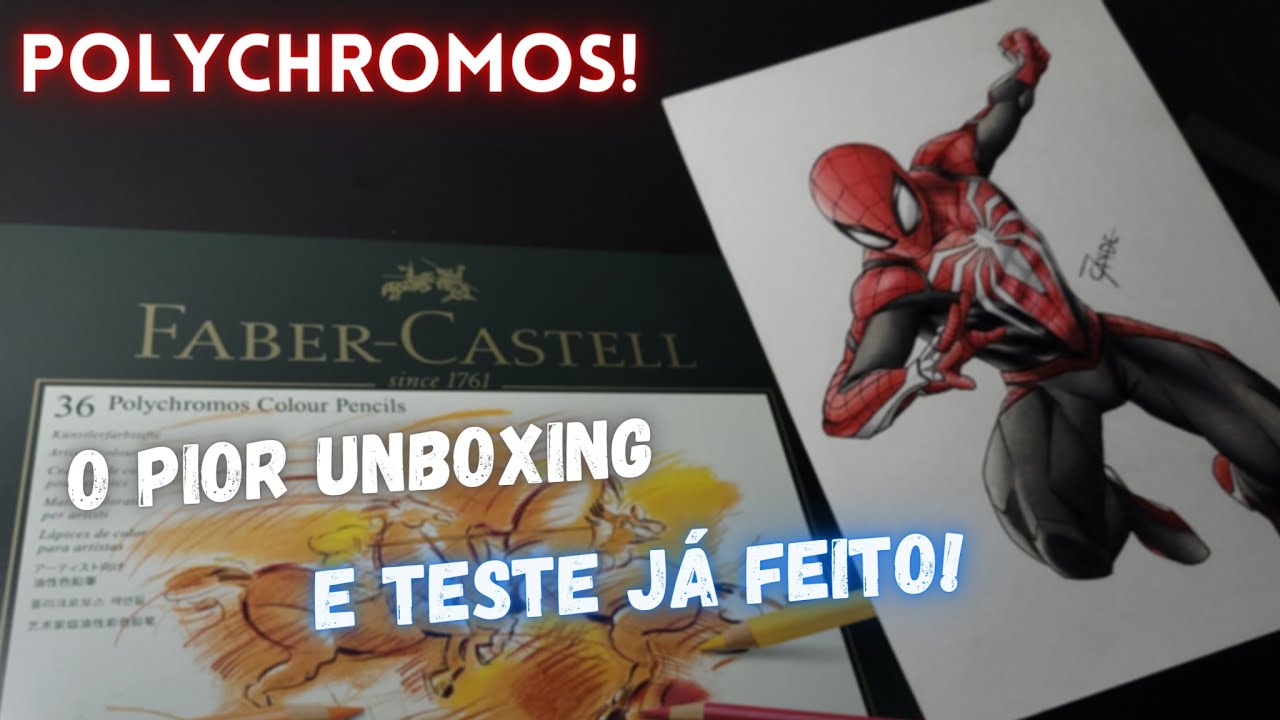 O PIOR UNBOXING E TESTE DE LÁPIS DE COR PROFISSIONAL Q EXISTE!