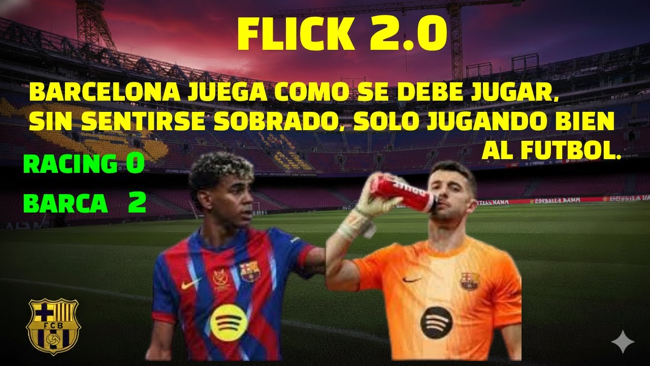 GOLES BARCELONA vs RACING SANTANDER 2 A 0 20260115