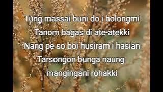 Dang Boi Tarlupahon Au - Lirik Video